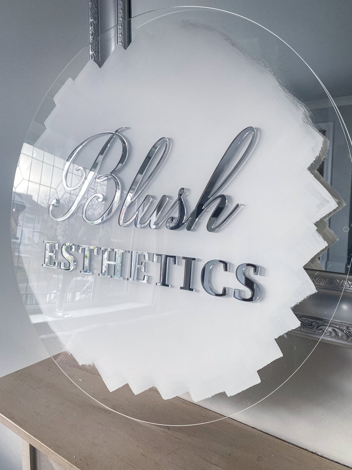 Acrylic Business Sign | Painted Style