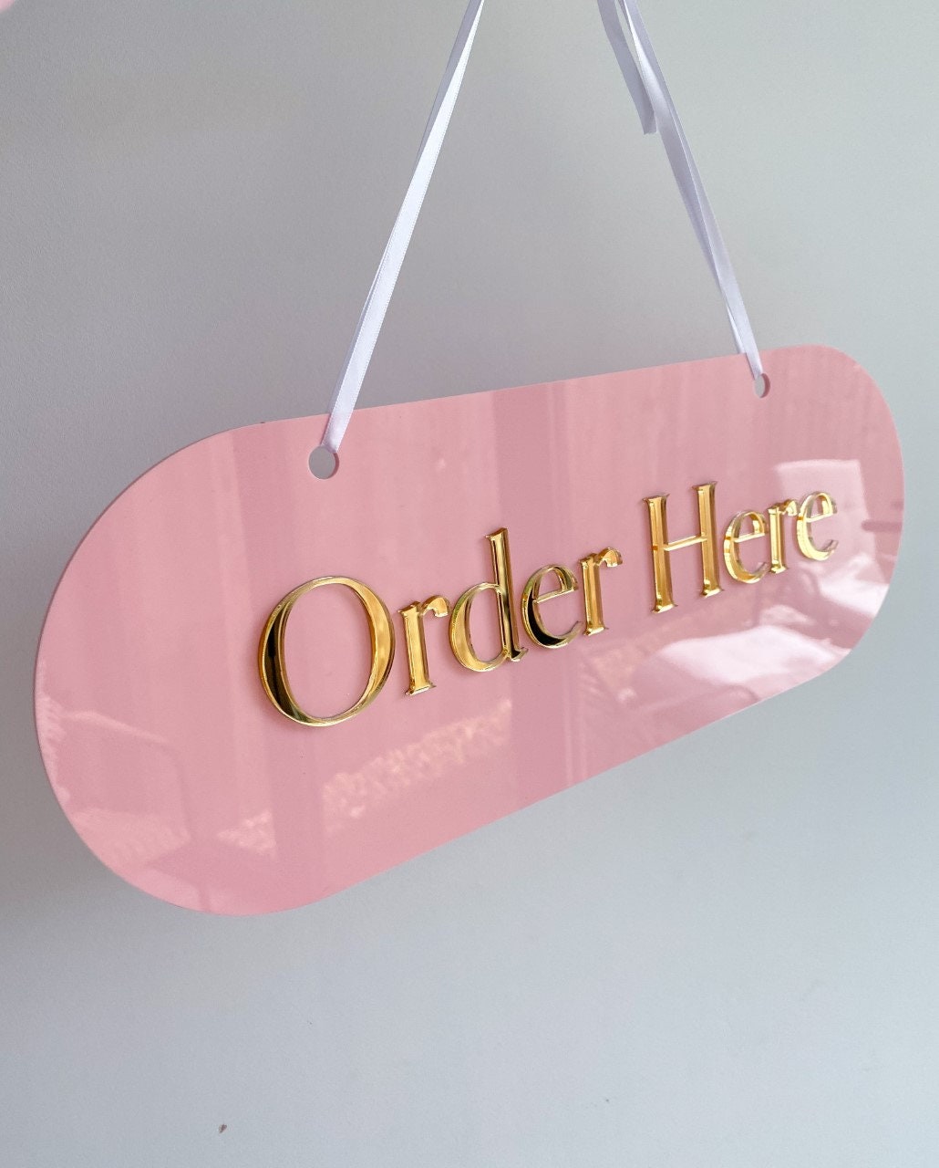 Acrylic Business Sign | Oval Sign