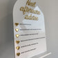 Nail Aftercare Advice Sign | Sign & Stand
