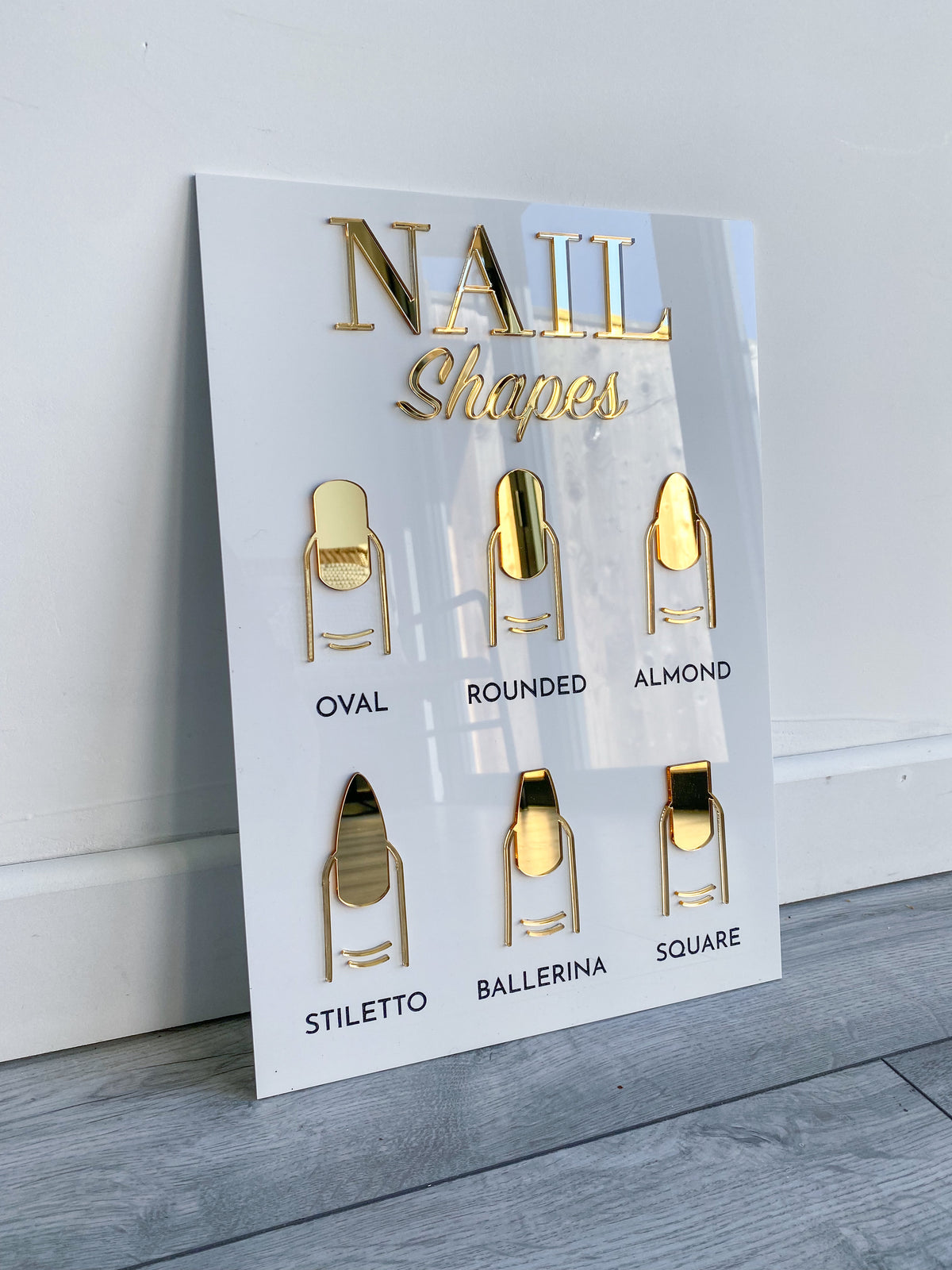 Nail Shape Sign – Wolf & Flower LTD