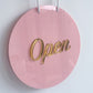 Acrylic Business Sign | Open Closed Sign