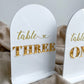 Wedding Table Numbers | Arch