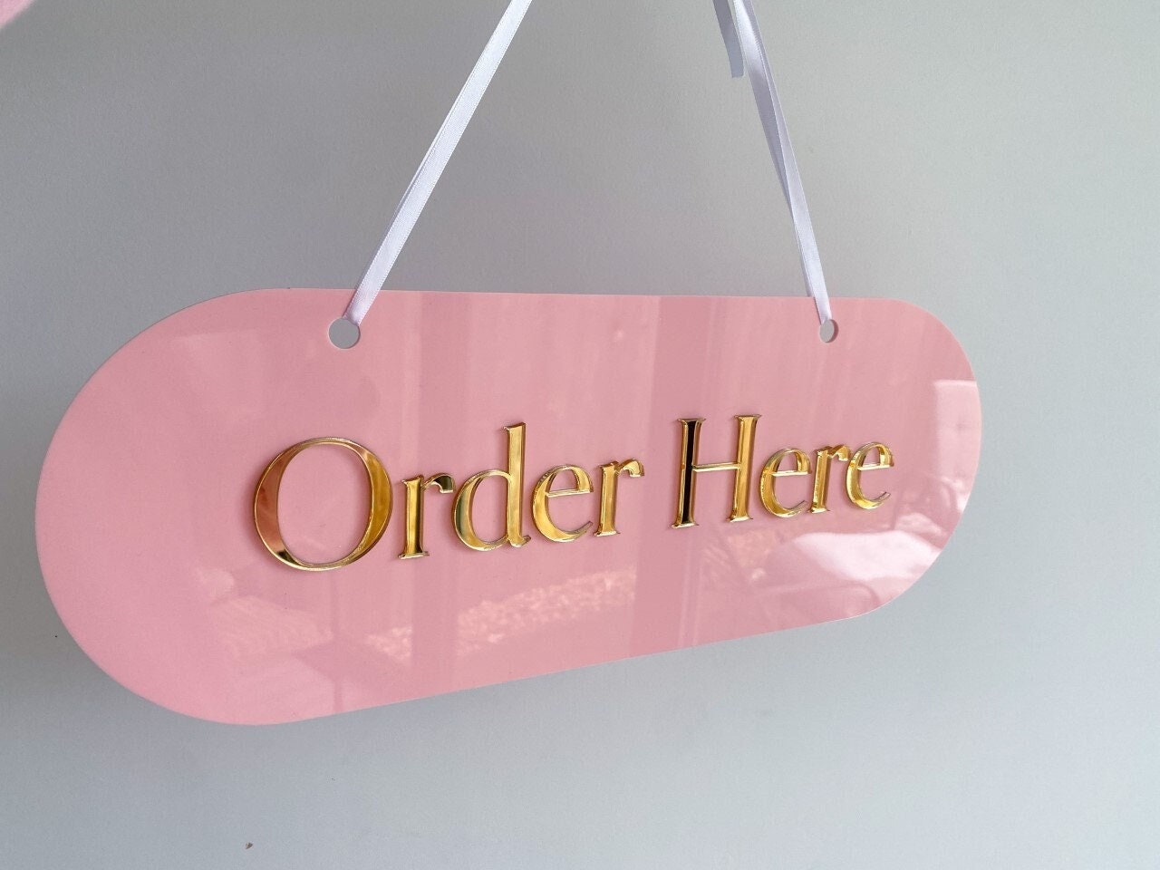 Acrylic Business Sign | Oval Sign
